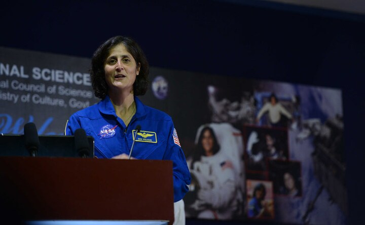 Images: Space almost feels like home, says Sunita Williams in Delhi