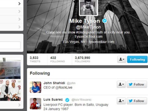 After-bite effect: Tyson starts following Suarez on Twitter After-bite effect: Tyson starts following Suarez on Twitter