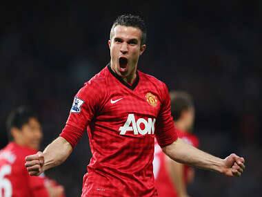 No love lost between Van Persie and the Arsenal fans. Getty Images