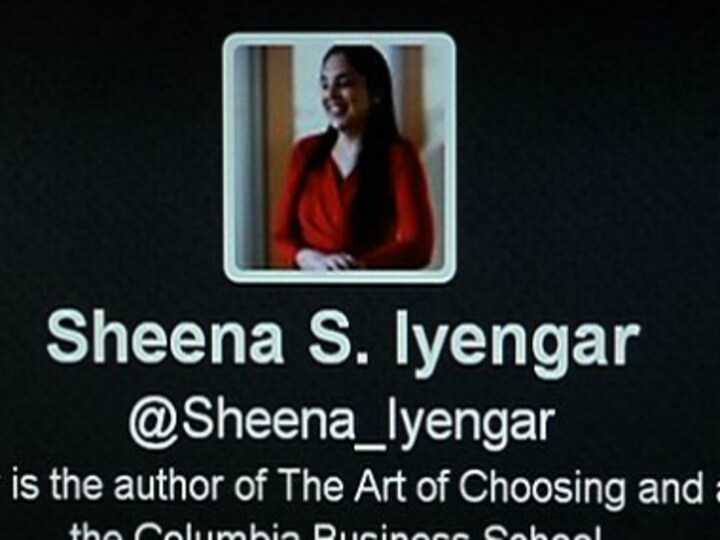 Must Follow: @Sheena_Iyengar