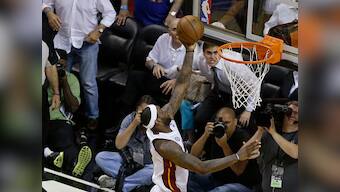 NBA playoffs: James last-second shot lifts Heat over Pacers in overtime thriller