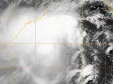 This image provided by the Naval Research Lab shows tropical cyclone Mahasen taken Wednesday May 15, 2013 at 0600 GMT. AP