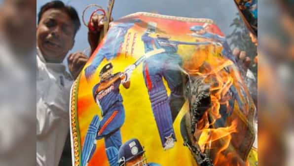 India’s cricket god Dhoni and our crazed god squad