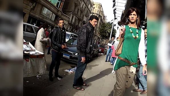 Actor dresses up as woman to check on sexual harassment in Egypt