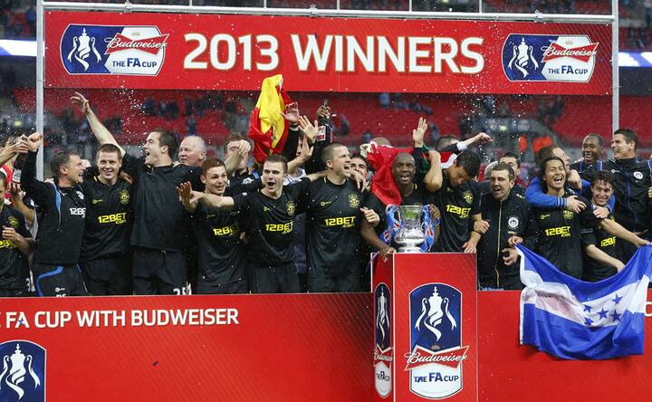 Images: Wigan Athletic win FA Cup final against Man City 