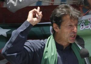 Imran Khan survived a fall from a fork lift during his election rally. He is expected to leave hospital tomorrow. PTI.