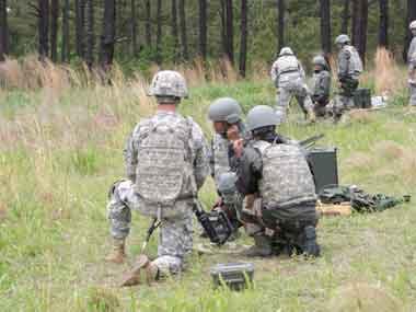 Military exercise. Image courtesy Indian Army