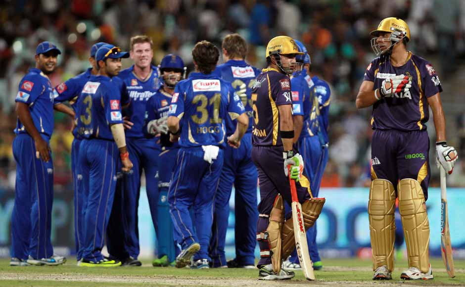 Gambhir was eventually dismissed by Watson, but KKR went on to win the match. BCCI