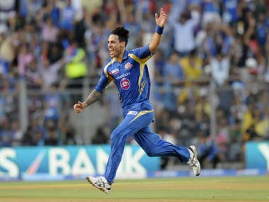 Mitchell Johnson picked up three wickets in his second over. BCCI