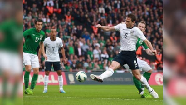 Lampard scores as England draw Ireland in friendly