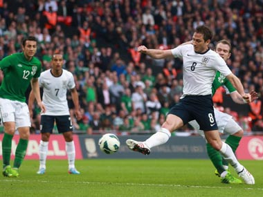 Lampard scores as England draw Ireland in friendly Lampard scores as England draw Ireland in friendly