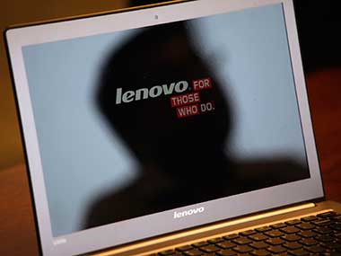 Lenovo logo is seen in a file photo. Reuters 