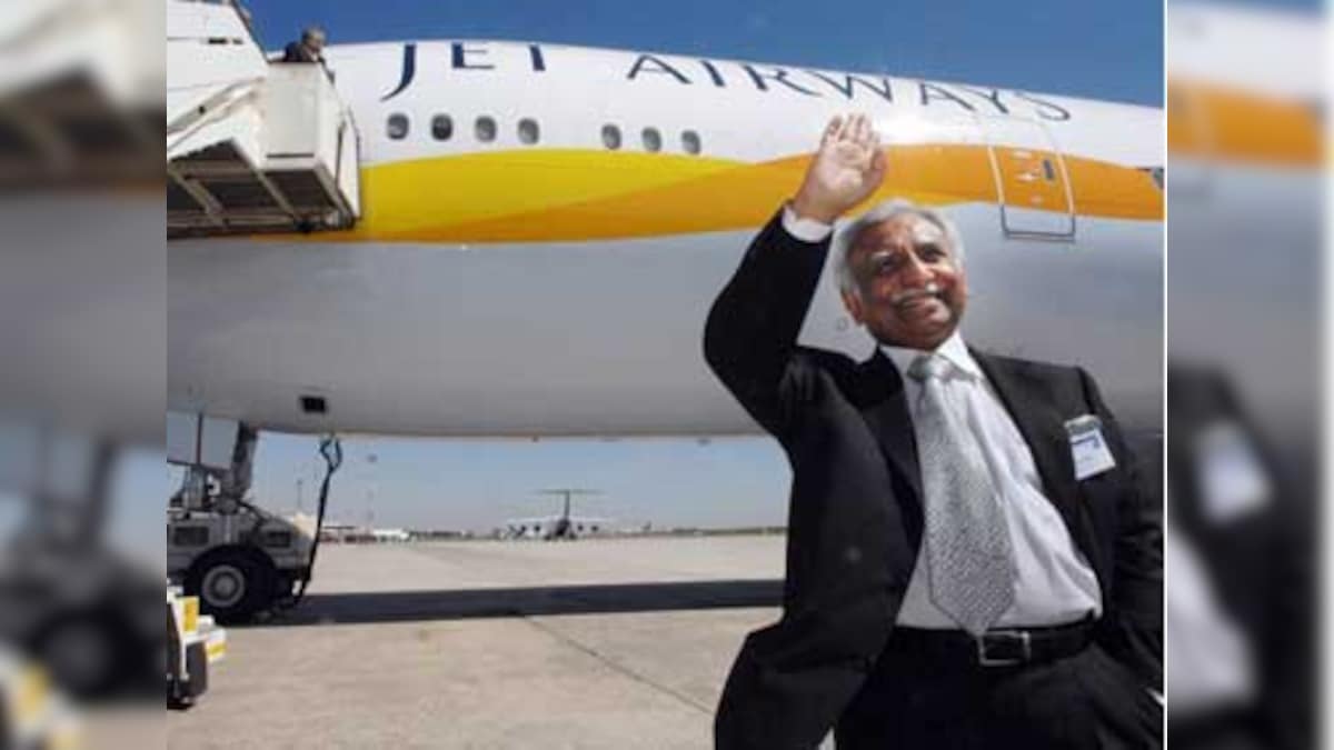 Jet Airways chairman Naresh Goyal, wife Anita step down from board; shares of airline jump over 15%