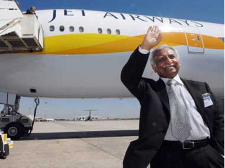 Jet Airways chairman Naresh Goyal, wife Anita step down from board; shares of airline jump over 15%