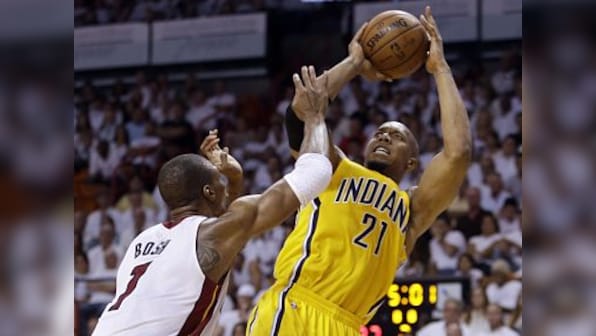 NBA playoffs: Indiana Pacers steal Game 2 from Miami Heat