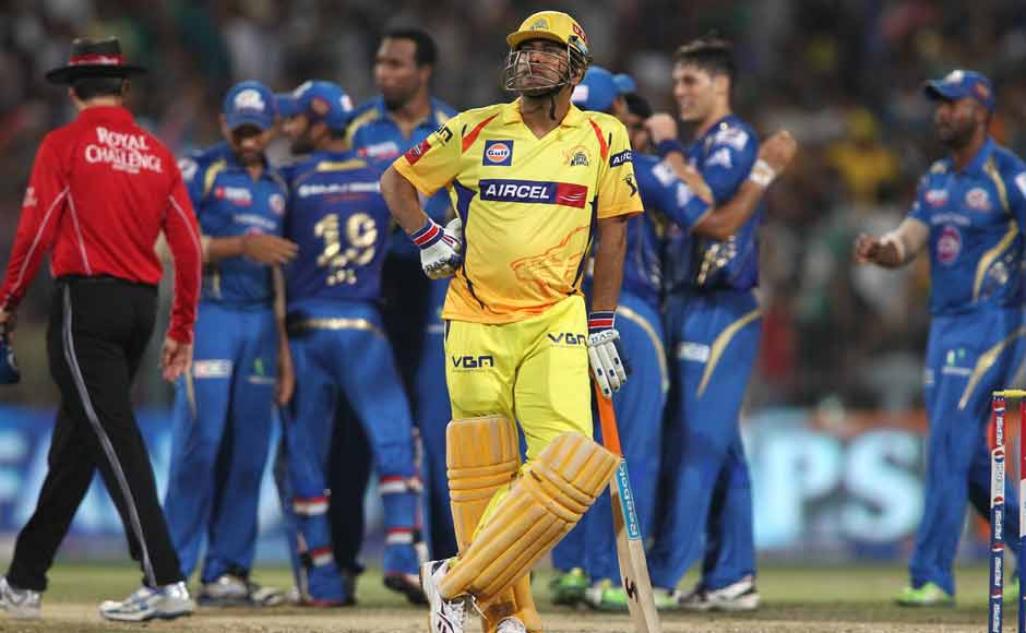 MS Dhoni fought a lone battle as wickets fell around him, and his blistering knock wasn't enough to win another IPL title. BCCI