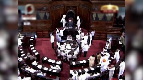 Hamid Ansari expresses displeasure over Rajya Sabha disruptions