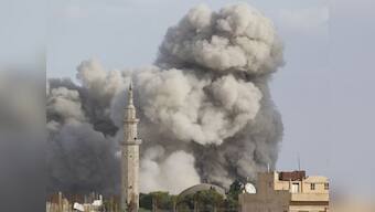 Syria conflict: Rebels shoot down regime helicopter