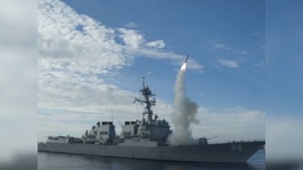 Russian missile strikes destroy several IS positions in Syria