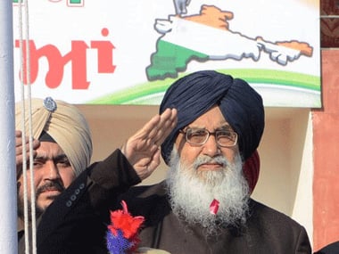 Parkash Singh Badal. AFP.