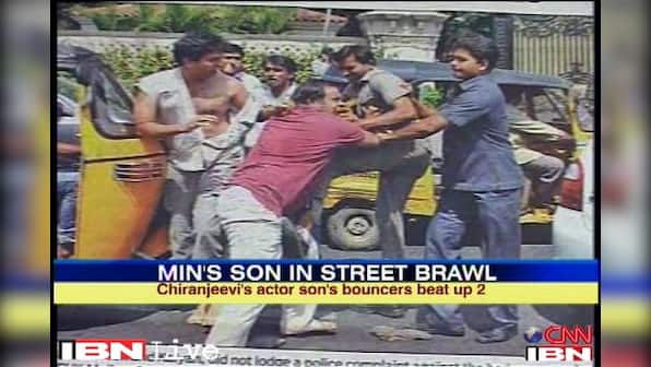 Chiranjeevi's son says pictures morphed to include him in brawl