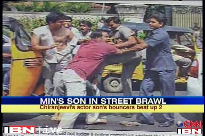 Chiranjeevi's son says pictures morphed to include him in brawl