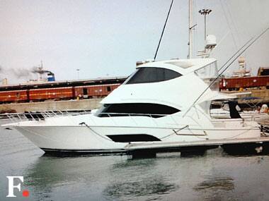 The Riviera yacht that belongs to Gurunath Meiyappan. Firstpost. 
