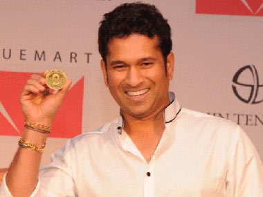 Akshaya Tritiya: Gold coins with Sachin's face, signature available for Rs 34,000 Akshaya Tritiya: Gold coins with Sachin's face, signature available for Rs 34,000