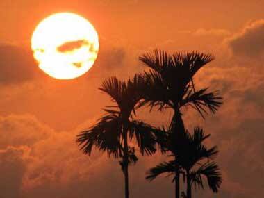 Capturing the beautiful sun. Simantik Dowerah/Firstpost