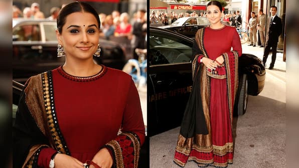 Images: Vidya Balan looks gorgeous in a Sabyasachi lehenga at Cannes Film Festival  