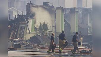 Four firefighters die, 13 injured battling Houston blaze