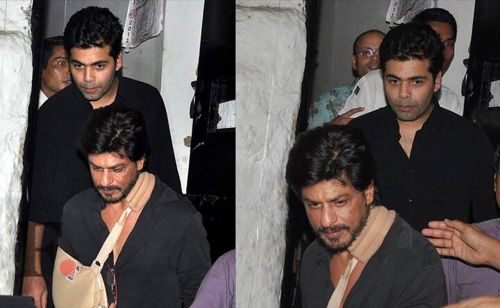 Images: Shah Rukh, Karan Johar spotted partying at Olive bar in Mumbai