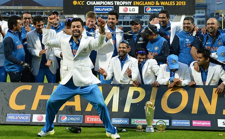 Photos: See Virat Kohli celebrate India's Champions Trophy win Photos: See Virat Kohli celebrate India's Champions Trophy win