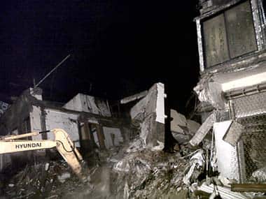 The Mahim building collapse site. Parag Shinde/Firstpost