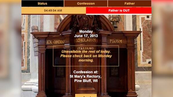 Want to confess your sins? Well there's an app for that