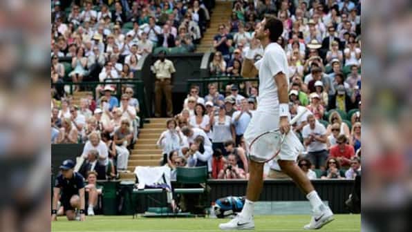 No Wimbledon slip-up for ruthless Del Potro