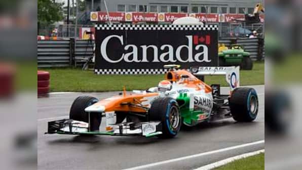 Force India celebrates 100th GP with double points