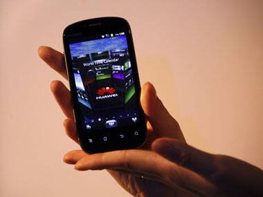 A Huawei smartphone. Reuters