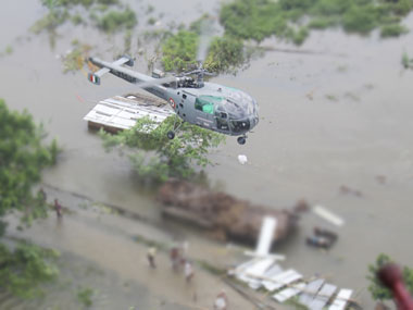 Monsoons: 200 stranded pilgrims flown to safety by IAF choppers Monsoons: 200 stranded pilgrims flown to safety by IAF choppers