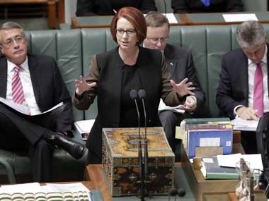 Struggling Australian PM Julia Gillard calls for Labour leadership ballot Struggling Australian PM Julia Gillard calls for Labour leadership ballot
