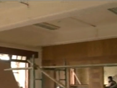 Karnataka brings a Assembly wall down to make space for minister Karnataka brings a Assembly wall down to make space for minister