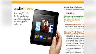 Amazon brings Kindle Fire HD to India at Rs 15,999, available from 27 June