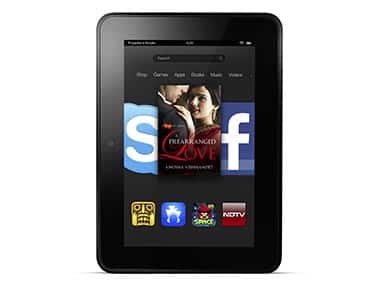 Kindle Fire HD 7-inch screen. Image from Amazon.in 