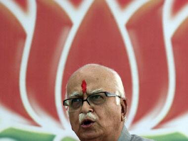 LK Advani. Reuters.