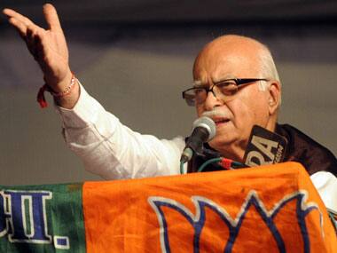LK Advani. AFP.