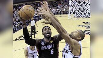 NBA finals: LeBron, Wade, Bosh power Heat to series levelling win
