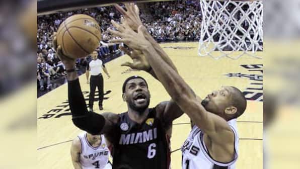 NBA finals: LeBron, Wade, Bosh power Heat to series levelling win