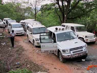 The ambush site. PTI