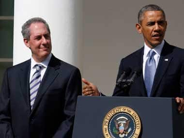 Froman with Obama during his appointment. Reuters
