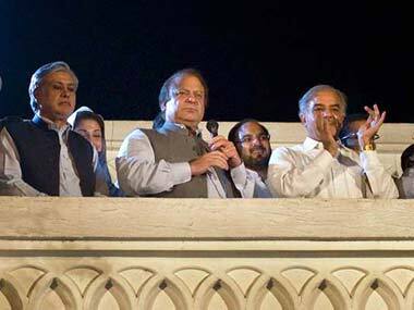 PML-N Chief Nawaz Sharif. AP